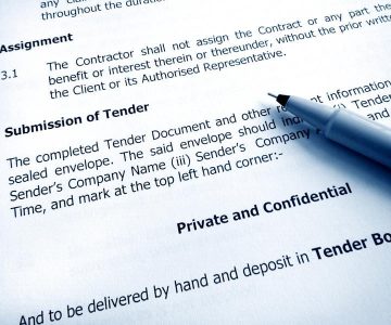 tender document submission