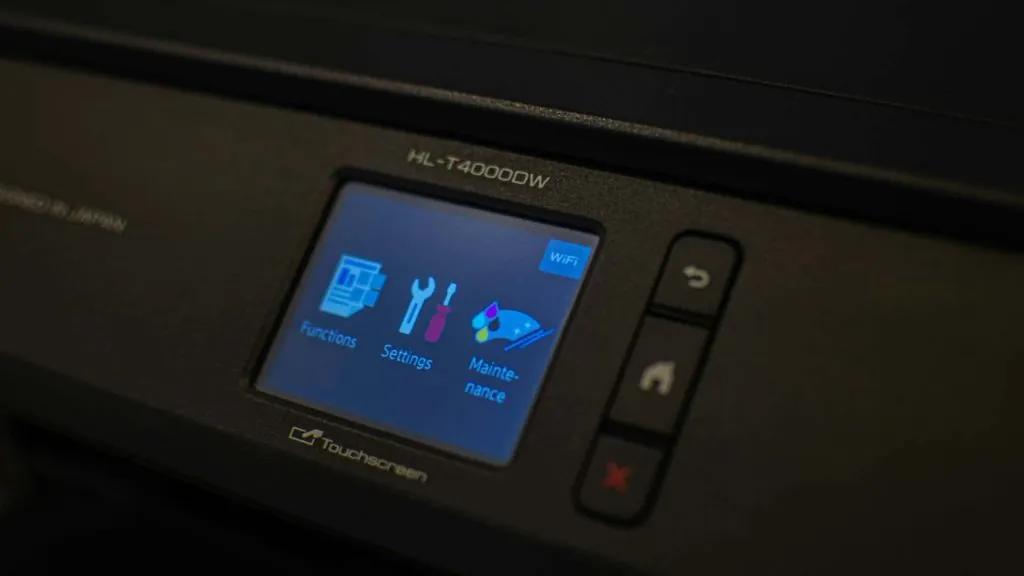 wide-format printer settings