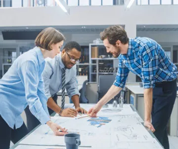 Why are large photo printers essential for architects?